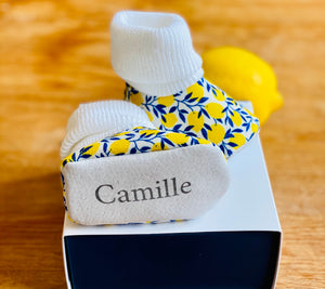 Louison, la chaussette citron
